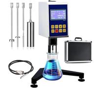 Viscosímetro rotatorio con pantalla digital, probador de viscosidad de laboratorio con LCD y salida de datos, 0,3~60 rev/min, para tintas, pinturas, revestimientos, adhesivos 5S