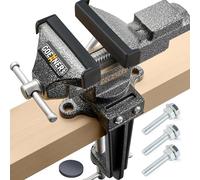 Vise universal de doble propósito para el hogar de 8,4 cm, 360 °, Herramientas Bricolaje, Tornillo de mesa con abrazadera de trabajo con ajuste rápido, Tornillo móvil resistente para carpintería