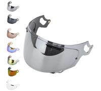 Visera aftermarket genérica para Arai Quantum X - Concept X - Quantic - Chaser X - Rx7v - Rx7x - Concept XE - Renegade V - Profile V - Qv Pro - Signet X Vas V Pinlock Ready (Plata)