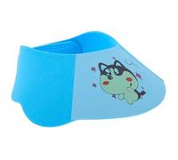 Visera Ajustable de Baño para Niños y Bebés, Azul | EVA Ala Ancha, Mantiene el Rostro Seco, Uso en Lavado del Cabello, Talla Adaptable