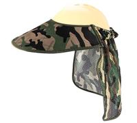 Visera antisol para casco de seguridad - Protector de cuello ajustable, antiUV, transpirable, ajustable, para cara, cabeza, jardinería, , actividades al aire libre