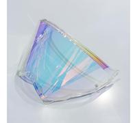 Visera Casco Moto para AGV AX9,UV Antivaho Lente de Visera Casco de Motocicleta Accesorios de Protección Facial,B