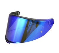 Visera Casco Moto para K6/K6s,Visiera per Casco Integrale da Moto,Visera de Lente para Casco Protección contra Viento,Accesorios de Protección Facial(Cromo Azul)