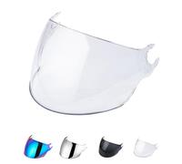 JQF Gear Visera Casco Moto para OF562/Airflow, Visera para Casco de Moto,Lente de Casco de Protección contra el Viento para Moto(Transparente)