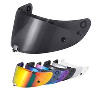 Visera Casco Moto para RPHA-11/RPHA-70/HJ-26,Lente de Casco de Protección contra el Viento para Motocicleta,Reemplazo de Accesorios para Casco de Moto (Negro)