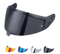 Visera Casco Moto Reemplazo para Shark SKWAL i3/RIDILL 2/ D-SKWAL 3,Visera para Casco de Moto,Lente de Casco de Protección contra el Viento para Moto Accesorios de Protección Facial (Negro)