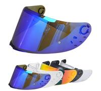 Visera Casco,Visera Casco Moto para MT V-14 Rapide Targo Blade 2,Visera de Lente para Casco Protección contra Viento,Casco de Moto Accesorios (Azul Cromado)