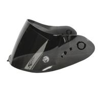 Visera Compatible con Scorpion Exo - R1 EVO Air - R1 Carbon Air - 1400 EVO Air - 1400 Carbon Air - 520 EVO Air - 391 - Pantalla Preparado para Pinlock (Negro)