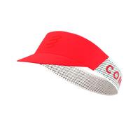 Visera Compressport Pro Racing Rojo Blanco