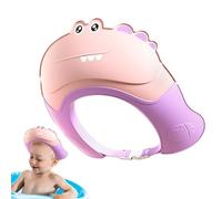 Visera de baño para bebé, gorro de ducha de dibujos animados, protector de champú seguro, protector de dibujos animados, visera con protección para ojos y oídos para niños de 0 a 9 años