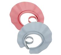 Visera de baño para niños pequeños, correa ajustable para la cabeza con impermeable, visera de ducha de escudo suave para niños, diseño flexible con ajuste cómodo, accesorio de baño para ducha, baño y