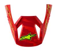 Alpinestars S-M3 Falcon Pico Casco, rojo, Talla única