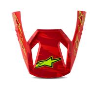 Visera de Casco Alpinestars S-M3 Falcon Rojo Flúor/Blanco/Azul/Amarillo Flúor/BrilloTalla única Rojo Flúor,Blanco,Azul,Amarillo Flúor,Brillo