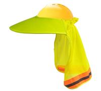 Visera de Casco de Seguridad con Bordes completos - Protector de Cuello Ajustable - Anti-UV Transpirable Ajustable para Cara, Cabeza jardinería Actividades al Aire Libre