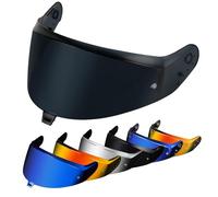 Visera de Casco para SKWAL i3 RIDILL 2 D-SKWAL 3 - PSLER Visera Tintada para Casco de Motocicleta Accesorios de Repuesto(Negro Oscuro)