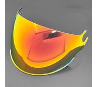 Visera de Casco, Protector Facial for Casco de Motocicleta LS2 OF562, Repuesto de Visera Tintada antirayaduras, Lente de protección, Opciones de Color, Accesorios for Casco, F Colorido(E Gold Red)