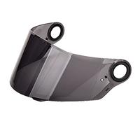 Visera de casco, Protectores de casco, protector facial antivaho con película compatible con lentes de repuesto for casco de motocicleta integral FF396 FF392 FF358 (azul)(Smoke)