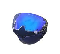 Visera de casco, Visera for casco, lente de visera for casco Atlas 3.0 4.0, lente de repuesto for visera de casco integral de motocicleta for RUROC Atlas 3.0 4.0 (dorado)(Revo Clear Blue)