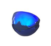 Visera de casco, Visera for casco, lente de visera for casco Atlas 3.0 4.0, lente de repuesto for visera de casco integral de motocicleta for RUROC Atlas 3.0 4.0 (dorado)(Deep Blue)