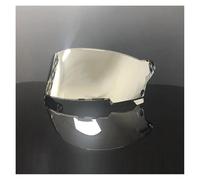 Visera de casco, Visera for casco, lente de visera for casco Eliminator, lente de repuesto for visera de casco integral de motocicleta for Bell Eliminator (transparente)(Silver)