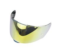 Visera de Casco, Visera for Casco, Protector for Casco de Motocicleta Compatible con Casco de Motocicleta F-F353/320/328/800, reemplazo de Lente Adicional (Azul)(Gold)
