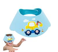 Visera de ducha para niños, gorro de ducha impermeable para niños, protector de baño ajustable para enjuagar la cubierta protectora de oídos