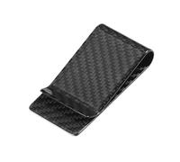 Visera de fibra de carbono para coche, Clip para dinero, tarjetero, Clip para billetes, Compatible con modelos de coche universales
