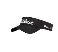Visera de golf Titleist Tour Performance para hombre, color negro y blanco