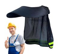Visera de Gorra - ala de Sombrero con para el Cuello | Accesorios para Casco con Tiras Reflectantes | Accesorio de Solar para Obras, jardín, almacén, Zona Exterior, de