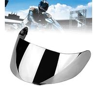 Visera de Lente de Casco Visera de AGV Lente de Casco de Parabrisas de Motocicleta para AGV K1 K3 SV K5 K5-S Visera de Disco de Casco de Parabrisas de Motocicleta Escudo de Cara (plata)