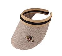Visera De Sol Sombreros Mujeres Protección UV Grande del Verano del Borde Casquillo De La Playa Vacías Top Sombrero De Paja