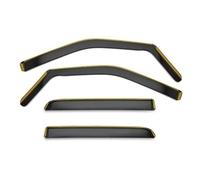 Visera de Ventana integrada Compatible con Ford F150 Raptor MK2 P552 2015-2020, deflectores de Ventana Laterales Brillantes.