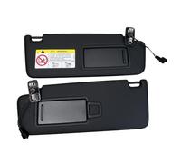 Visera el Sol Lado Conductor para VW para Golf 7 para Passat B8 CC para Jetta MK7 Parasol 5GG857551 5GG857552 Panel De Visera Frontal Gris Negro con Espejo Maquillaje Visera Izquierda(1 Pair Black)