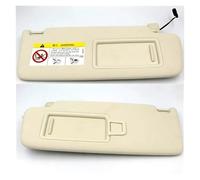 Visera Espejo Cosmético Gris 5GG 857 551 5GG 857 552 para Golf 7 MK7 Tablero Sombreado Visera Solar Interior Automóvil(Beige Left and Right)