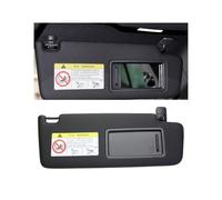 Visera frontal K-Car con espejo de maquillaje, compatible con Skoda Superb (2016-2019)(Black Passenger)
