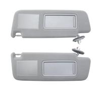 Visera Interior del Coche para Toyota para Land para Cruiser J12 2002-2009 OE:74310-6A020 Lado del Conductor Y Pasajero con Lámpara LED Visera Solar(Grey Left and Right)