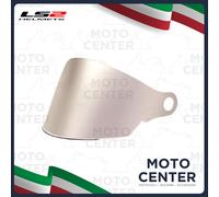 Visera LS2 Larga Iridium Silver Cromada Casco OF616 Airflow II