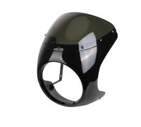 Visera Multiregulable Carenado De Faro Delantero De Motocicleta, Accesorios De Motocicleta De 7 Pulgadas/16,5~18cm para Cafe Racer, Faro Estilo Retro, Parabrisas