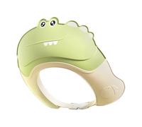 Visera para baby shower, visera para baño | Gorro protector para champú seguro, protección segura para champú, escudo de dibujos animados, gorro de baño con visera suave con protección para