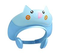 Visera para baño infantil, gorro de fiesta de bebé, gorro flexible de champú, gorro protector de agua antideslizante para protección de ojos/oídos, gorro de lavado para acondicionador de pelo