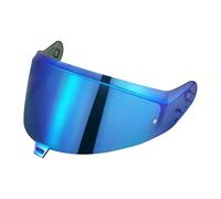 Visera para Casco de Moto para Shark SKWAL i3/RIDILL 2/ D-SKWAL 3,Visera de Lente para Casco Protección contra Viento,Accesorios para Cascos de Moto (Cromo Azul)