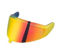 Visera para Casco de Moto para Shark SKWAL i3/RIDILL 2/ D-SKWAL 3,Visera de Lente para Casco Protección contra Viento,Accesorios para Cascos de Moto (Cromo Rojo)
