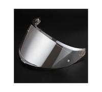 Visera para casco K6 (plateada), para motocicleta, integral, con lente de visión oscura, funda para AGV K6