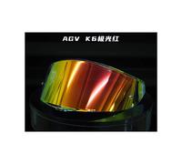 Visera para casco K6 (Revo Red), para motocicleta, integral, con lente de visión oscura, funda para AGV K6