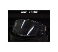 Visera para casco K6 (transparente), visera integral para motocicleta, lente de visión nocturna, funda para AGV