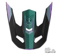 Visera Para Casco Shot Race Gear Speed Fury Gris Mate Gris Mate