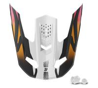 Visera Para Casco Shot Race Gear Speed Wave 27 Negro/Blanco Perlado Negro,Blanco Perlado