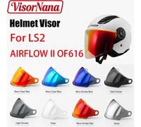 Visera para LS2 - AIRFLOW II OF616, Visera Solar, Accesorios Originales para Casco de Moto Abierto, Lente de Color, Viseira Capacete Dark Smoke