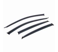 Visera para Ventana Protector contra la Lluvia y el Sol Color Ahumado Juego de 4 Piezas Evite la luz Solar Directa Mejore la Seguridad de conducción Ventana Inferior Evite la