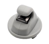 Visera parasol Clip Gancho Soporte Soporte Gris Enganches para viseras parasol Para Golf 7 E-Golf Passat Polo Para Tiguan Para Jetta Para T-Cross Para T-Roc Para Touran Para Audi Q8 Para Seat Tarraco